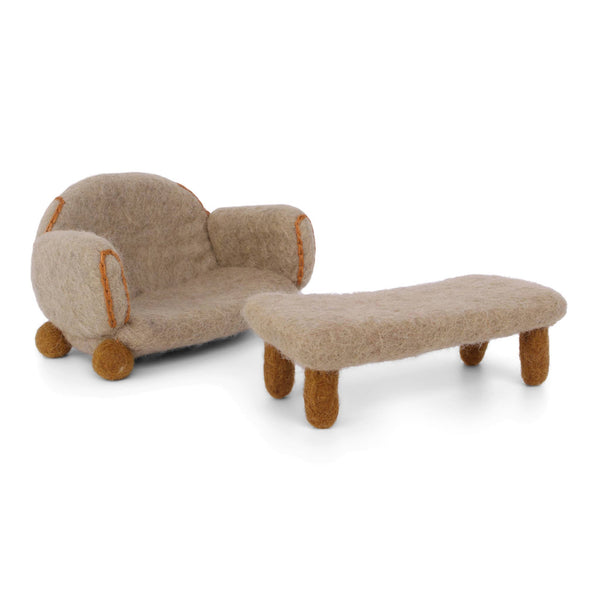 Felt Sofa and Coffee Table Set - DIGS