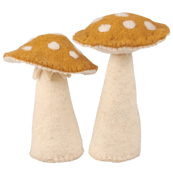 Felt Toadstool Mushrooms - DIGS