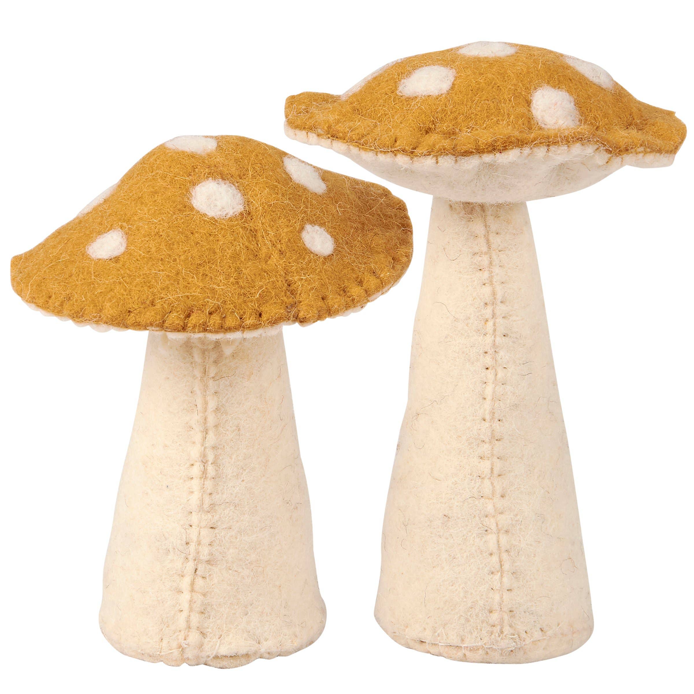 Felt Toadstool Mushrooms - DIGS