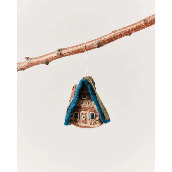 Felted A-Frame Ornament - DIGS