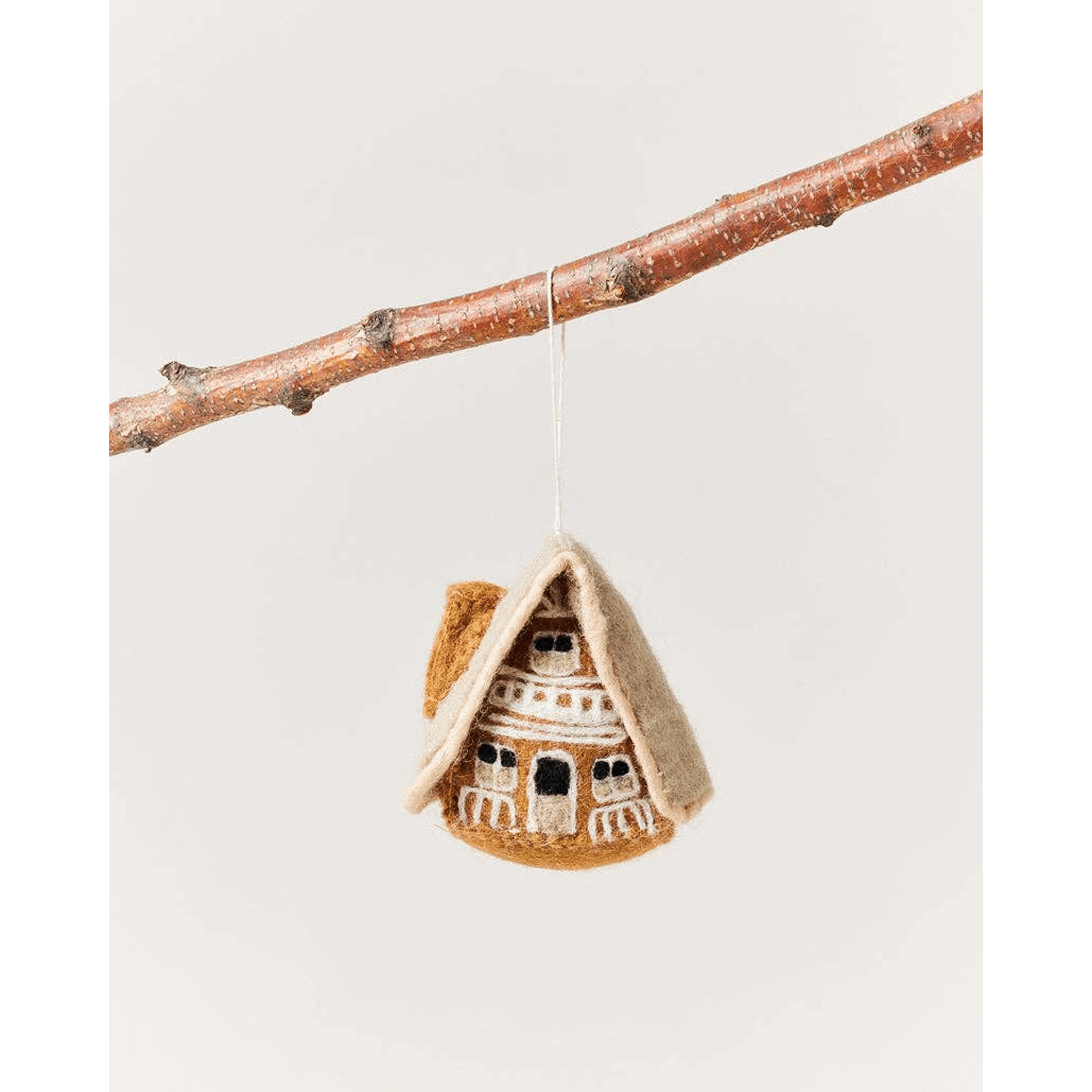 Felted A-Frame Ornament - DIGS