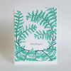 Fern Botanical Thank You Card - DIGS