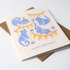Festive Felines Birthday Card - DIGS