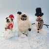 Festive Yeti Felt Ornament - DIGS