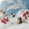 Festive Yeti Felt Ornament - DIGS