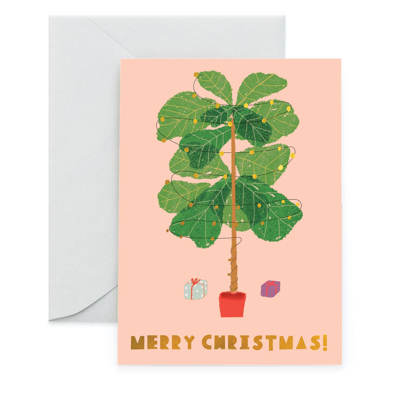 Ficus Lyrata Holiday Card - DIGS