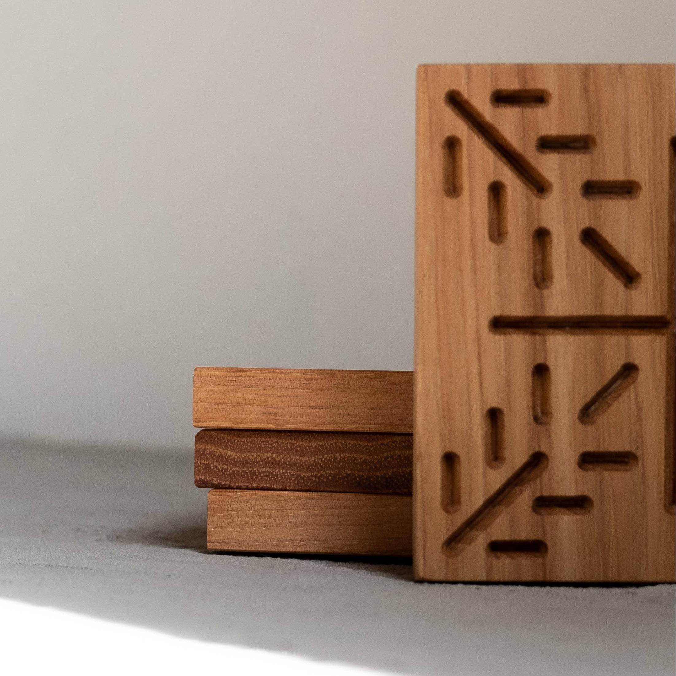 Fika Hardwood Coasters - DIGS