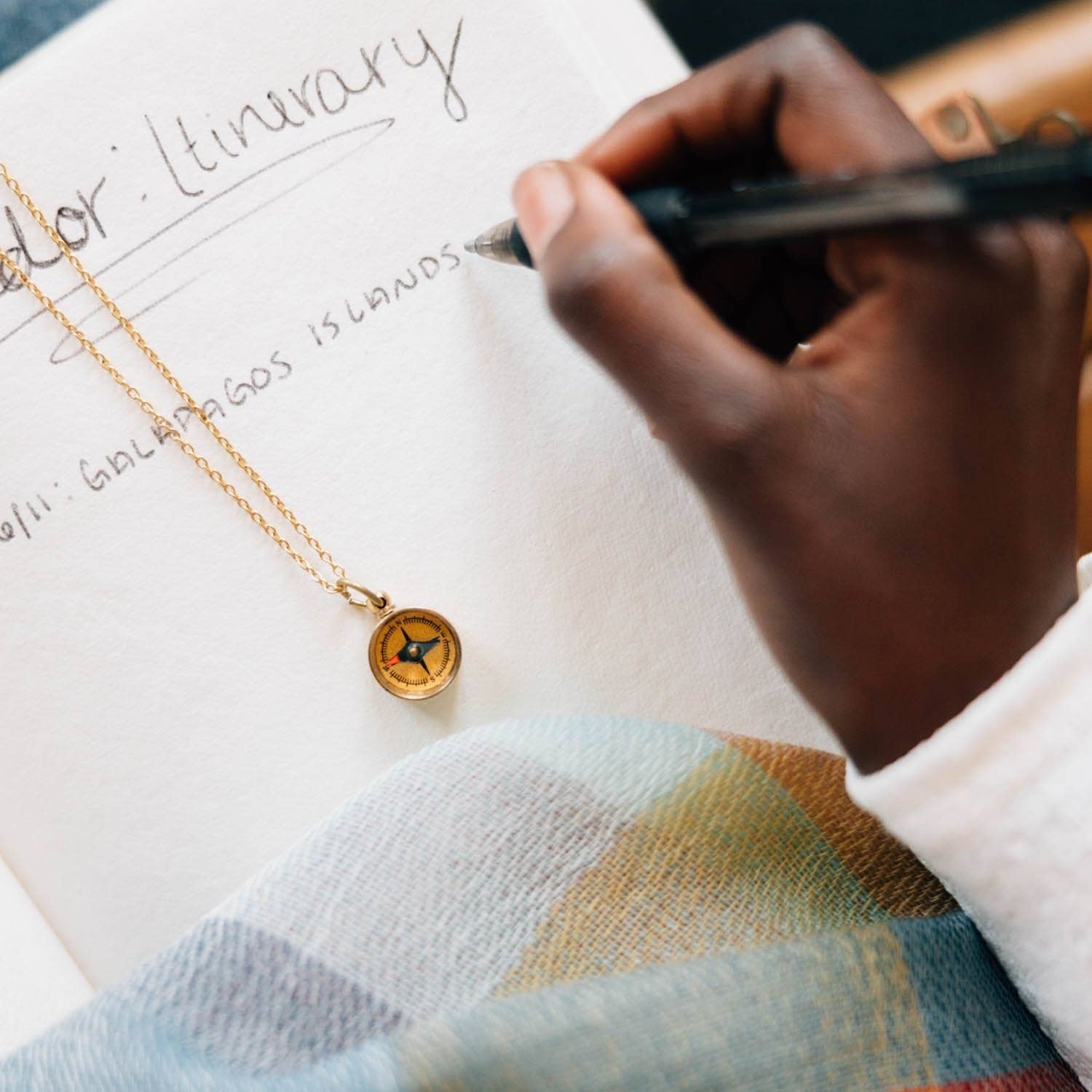 Find Your Way Compass Necklace - DIGS