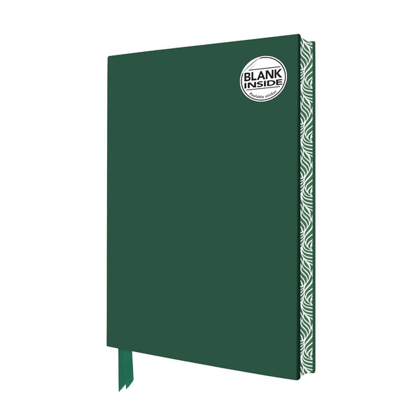 Flame Tree Artisan Blank Notebook: Racing Green - DIGS