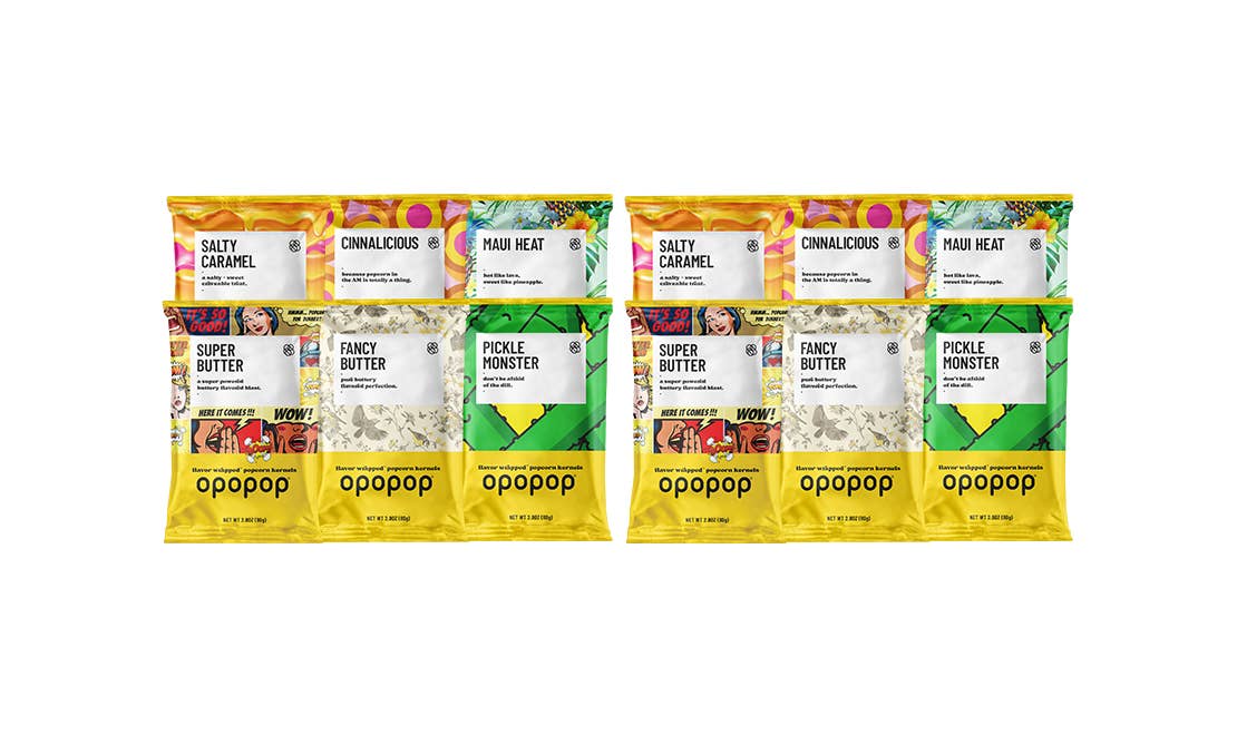 Flavor-Wrapped Popcorn Kernels Pack of 6 - DIGS