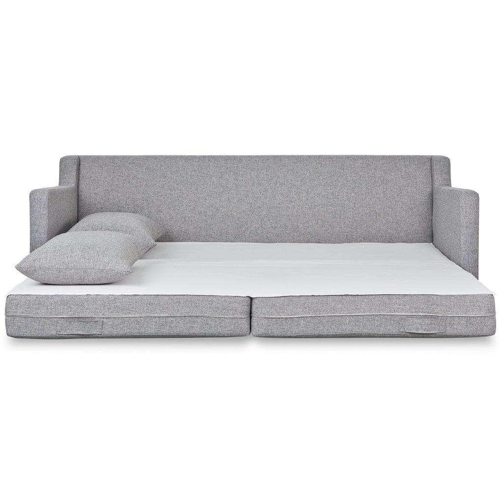 Gus Modern Flipside Sofabed converted to a bed