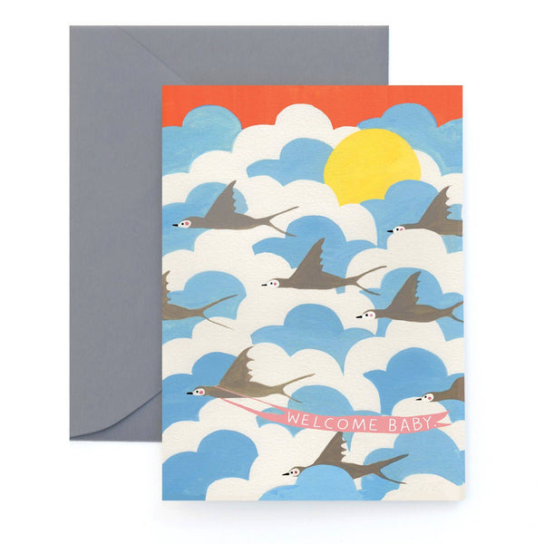 Flock Baby Card - DIGS