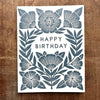 Floral Block Birthday Card - DIGS