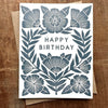 Floral Block Birthday Card - DIGS