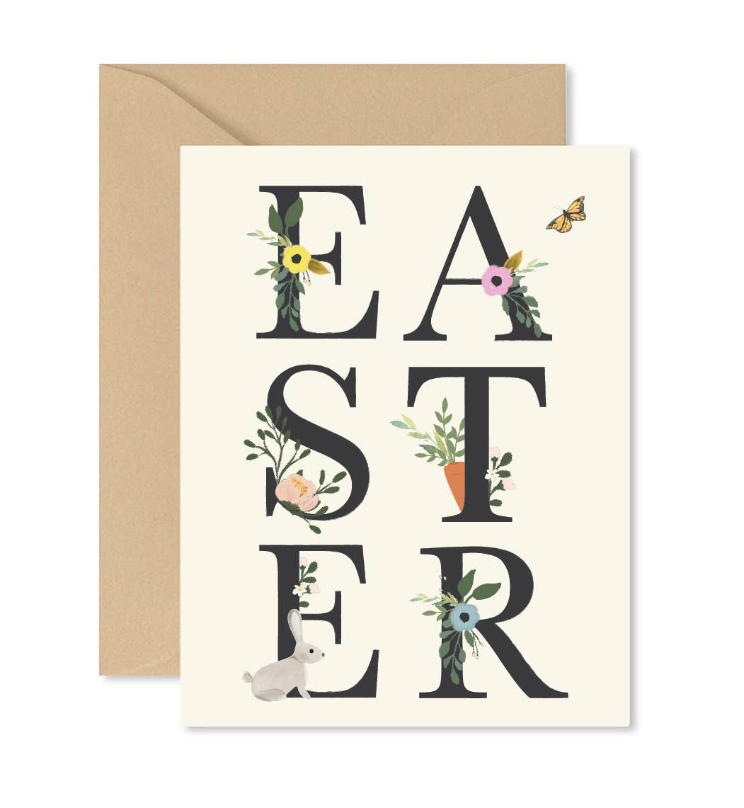 Floral Easter Card - DIGS