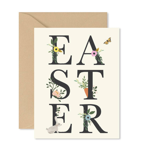 Floral Easter Card - DIGS