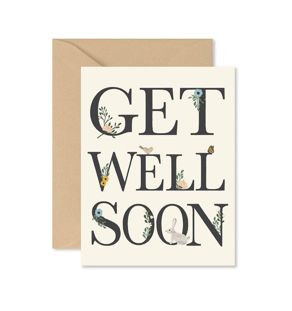 Floral Get Well Card - DIGS
