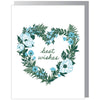 Floral Heart Wedding Card - DIGS