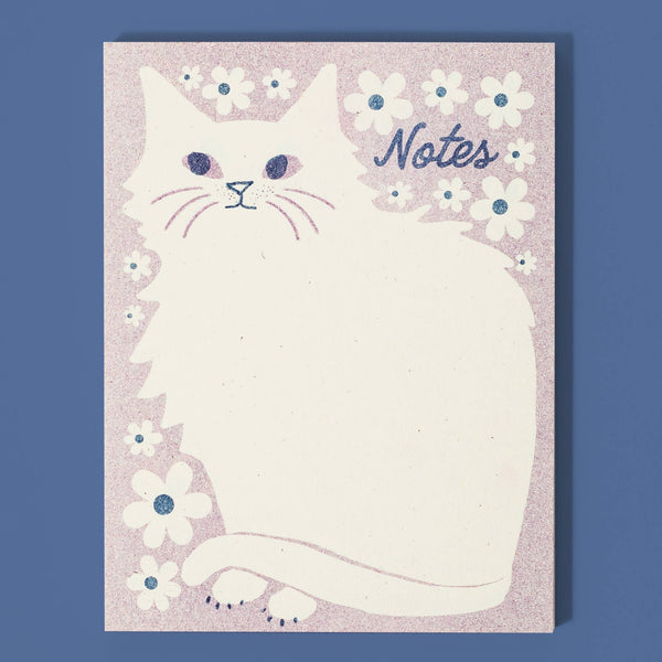 Floral Kitty Notepad - DIGS