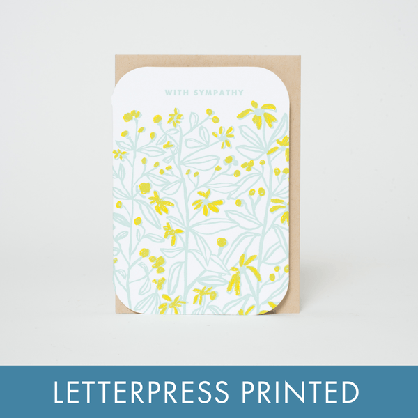Floral Sympathy Card - DIGS
