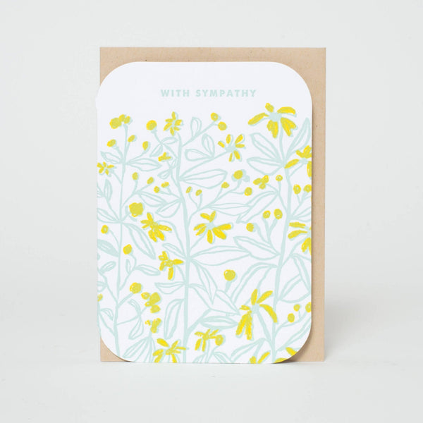 Floral Sympathy Card - DIGS