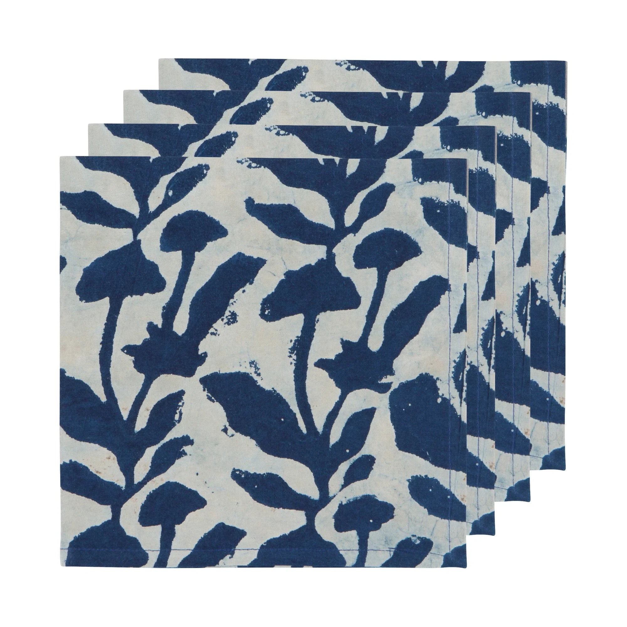 Flourish Block Print Napkins - Set of 4 - DIGS