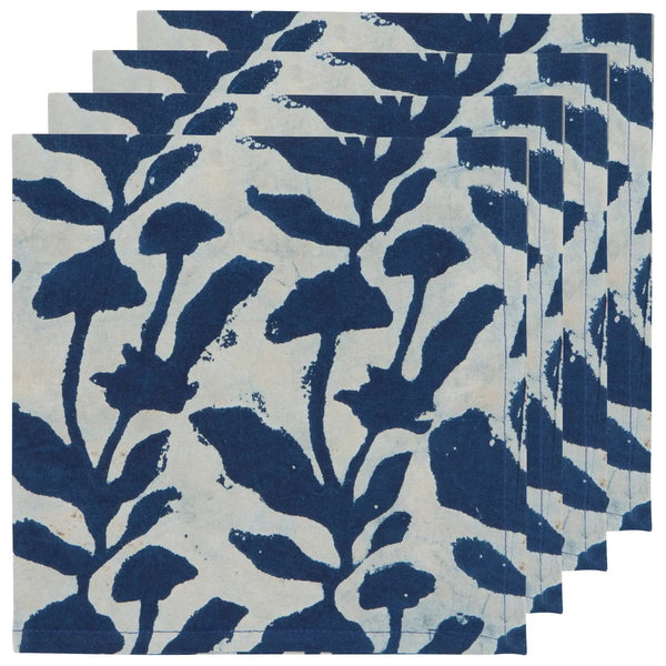Flourish Block Print Napkins - Set of 4 - DIGS