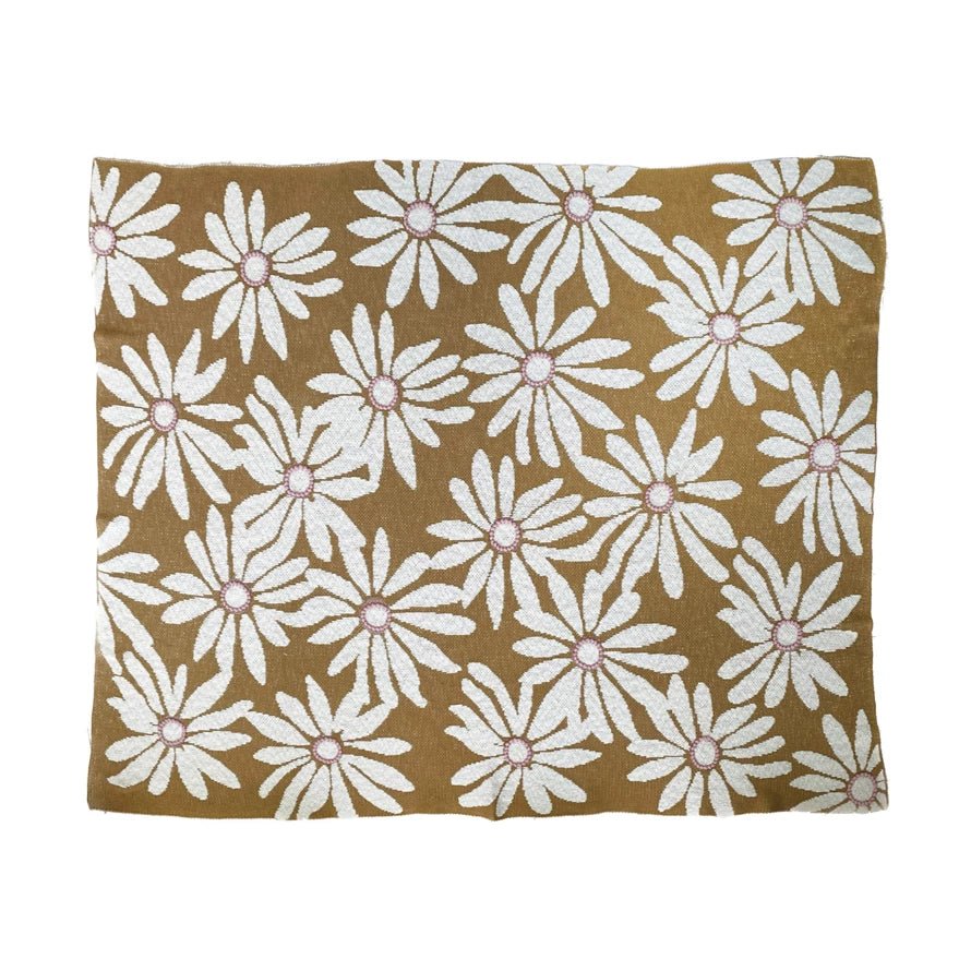 Flower & French Knot Throw Blanket - DIGS