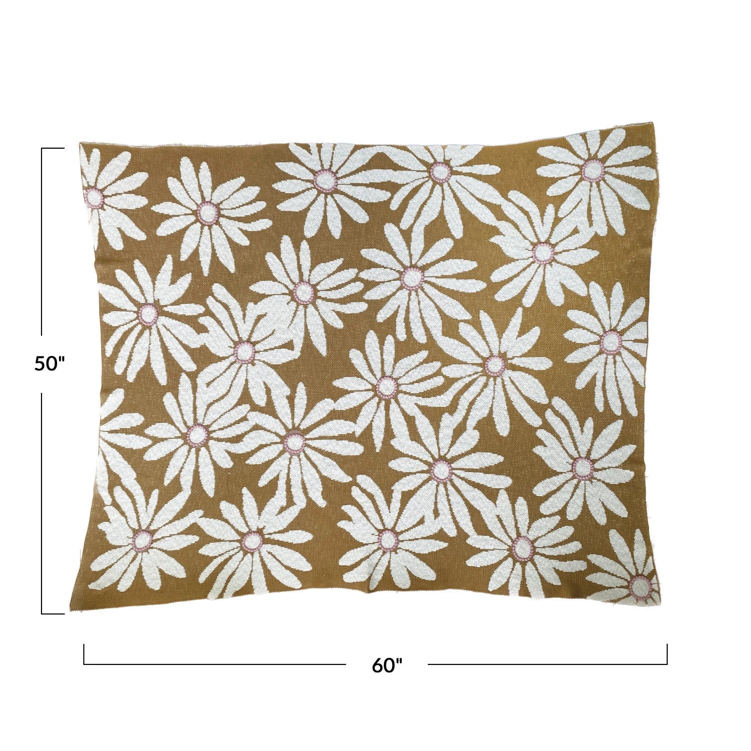 Flower & French Knot Throw Blanket - DIGS