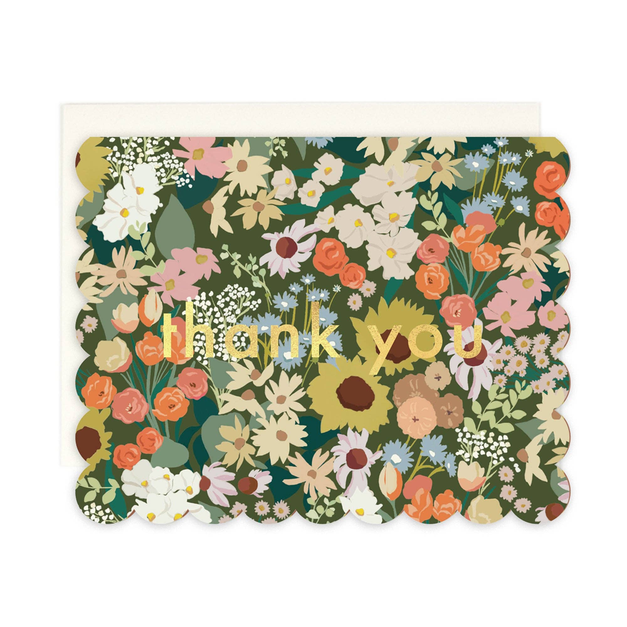 Flower Market Thank You Card - DIGS