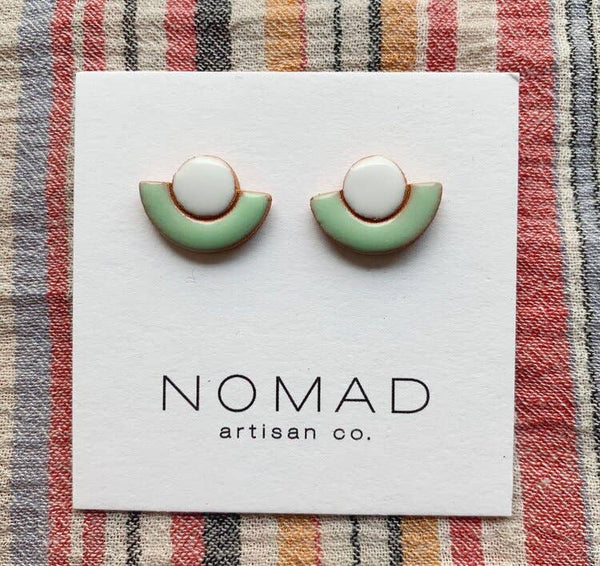 Flower Pot Ceramic Earrings - DIGS