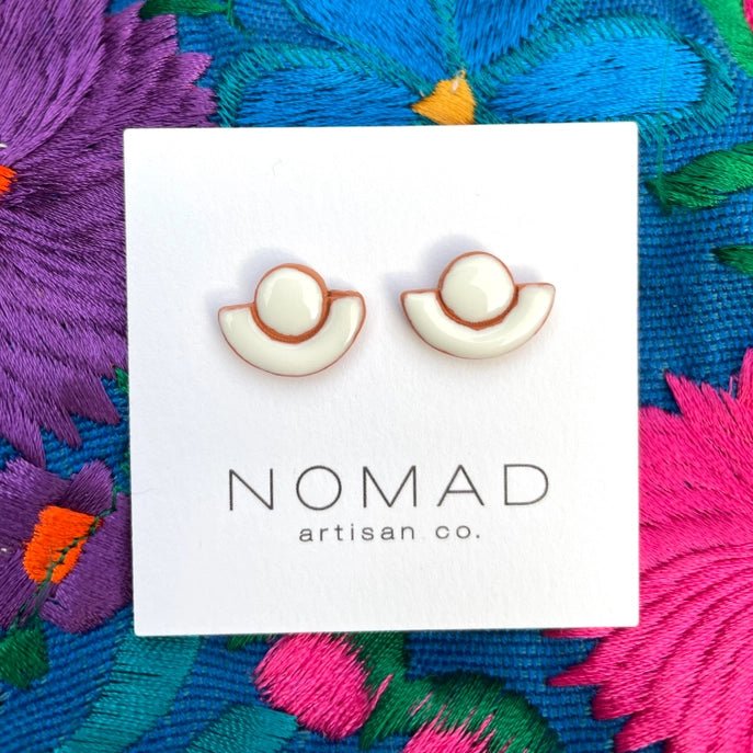 Flower Pot Ceramic Earrings - DIGS