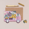 Flower Truck Birthday Card - DIGS