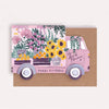 Flower Truck Birthday Card - DIGS
