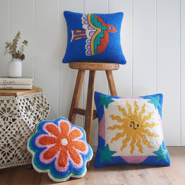 Flower Vibe Hook Pillow - DIGS