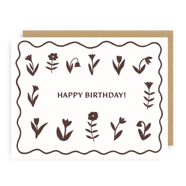Flowers Birthday Card - DIGS