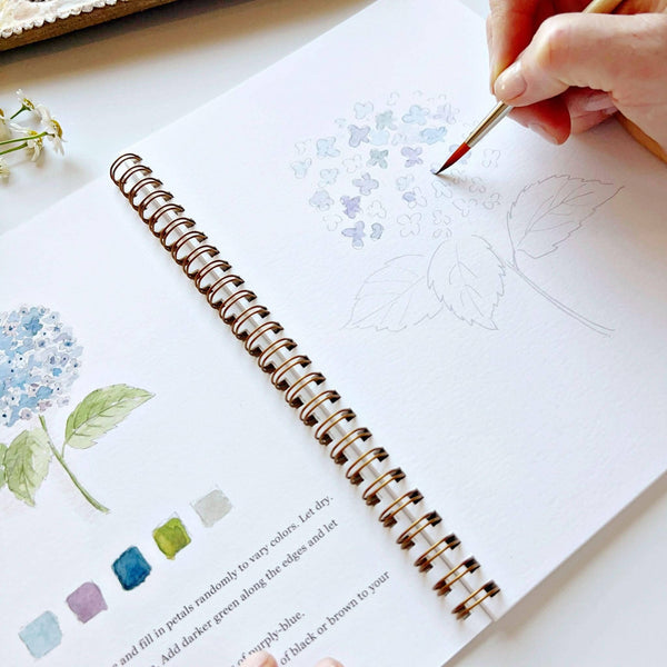 Flowers Watercolor Workbook - DIGS