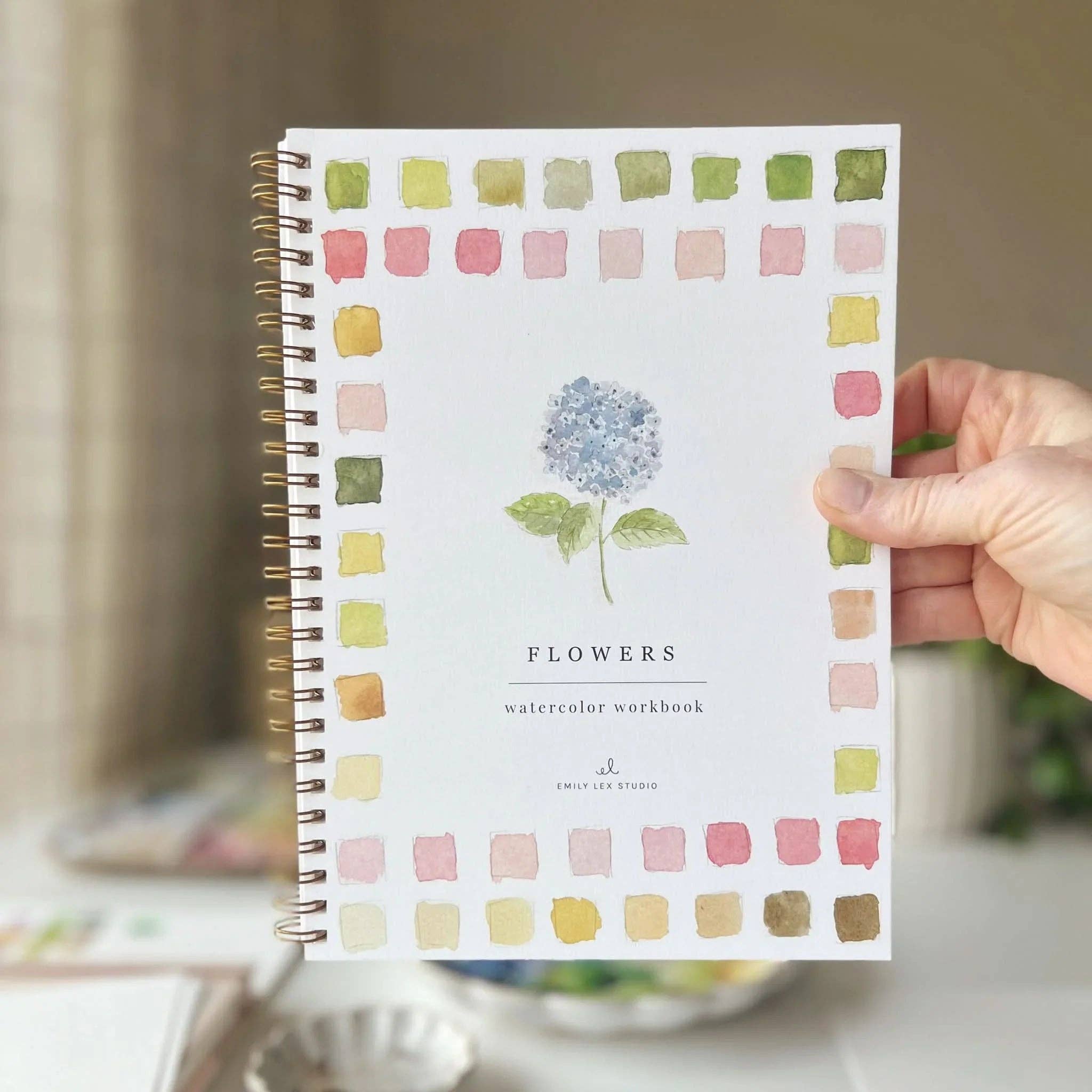 Flowers Watercolor Workbook - DIGS