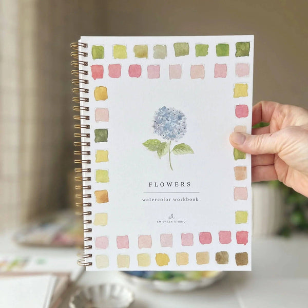 Flowers Watercolor Workbook - DIGS