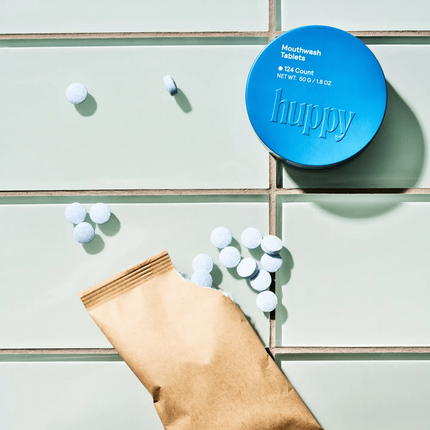 Fluoride - Free Cool Mint Mouthwash Tablets Refill - DIGS