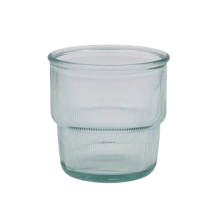 Fluted Recycled Drinking Glass - DIGS