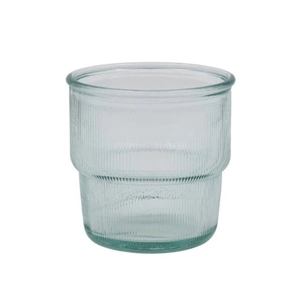 Fluted Recycled Drinking Glass - DIGS