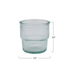 Fluted Recycled Drinking Glass - DIGS
