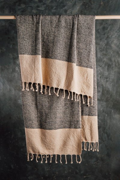 Flynn Midnight Throw Blanket - DIGS