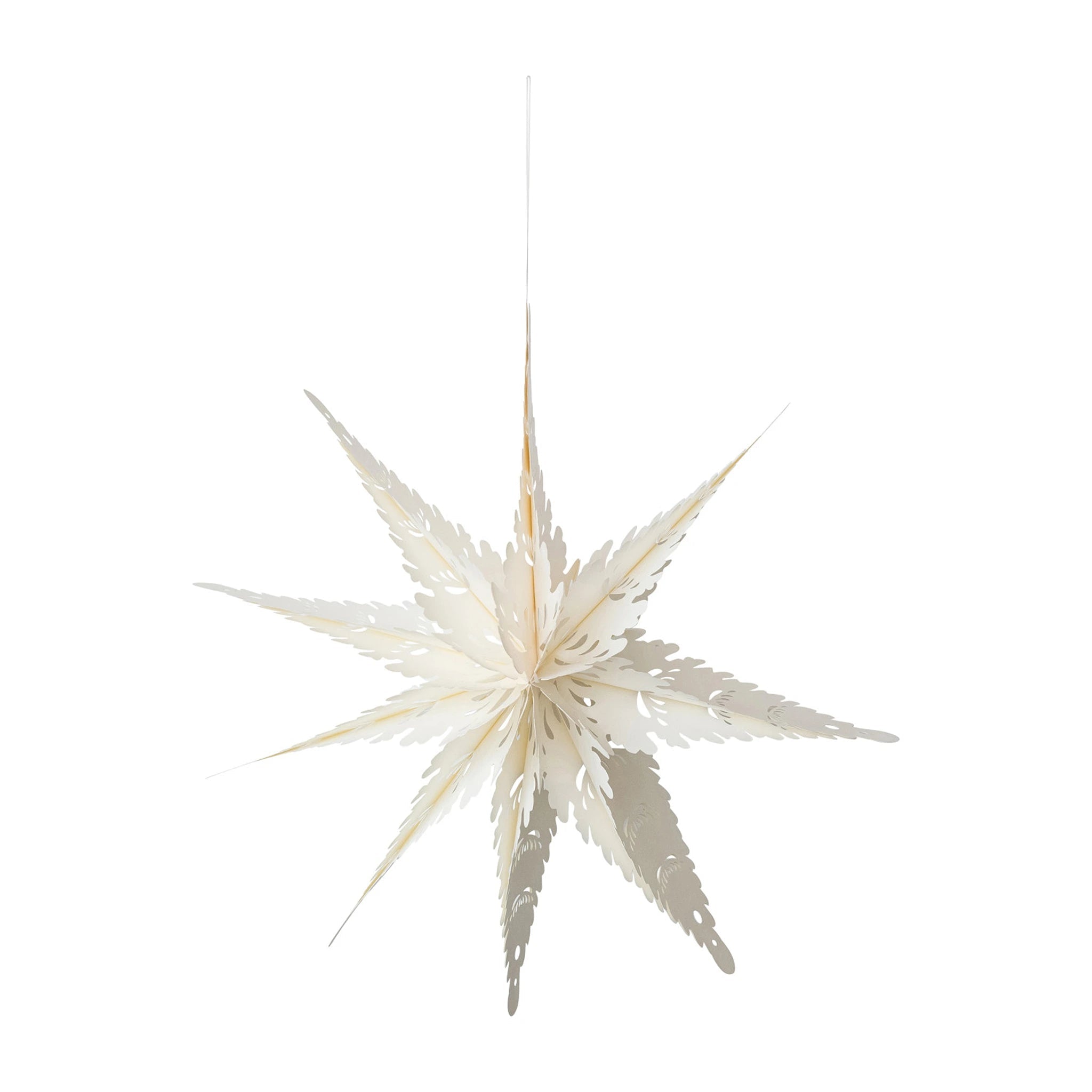 Folding Paper Snowflake Ornament - DIGS