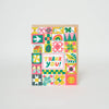 Folk Quilt Thank You Card - DIGS