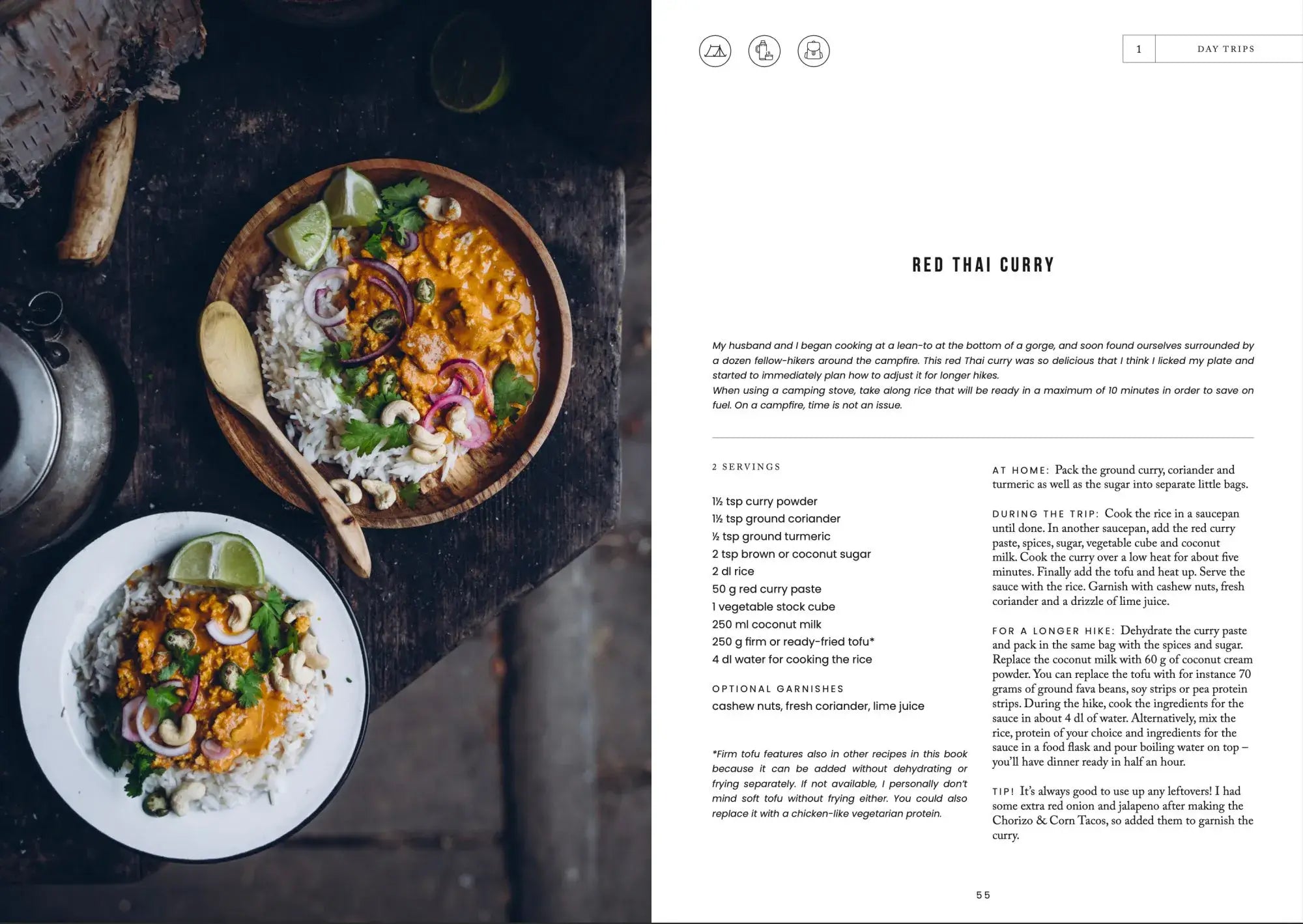 Food In The Woods: Vegetarian Recipes from Easy Snacks to Hiking Meals - DIGS