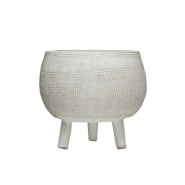 Footed Terracotta Pot - DIGS
