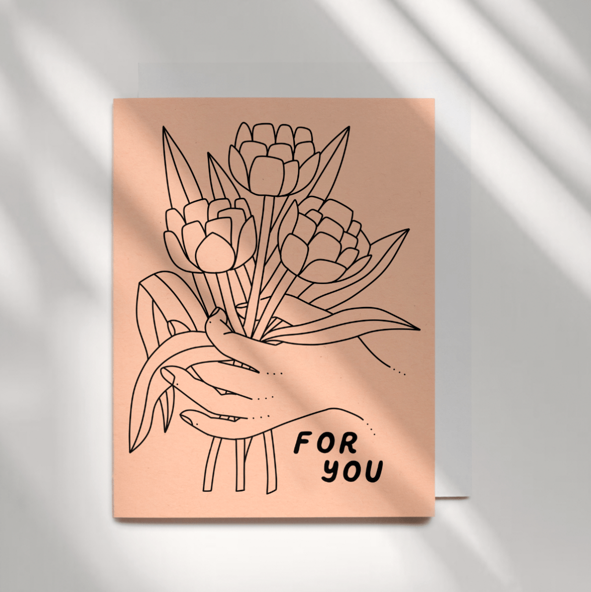 For You Flowers Card - DIGS