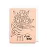 For You Flowers Card - DIGS